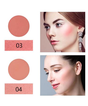 CCbeauty 8 Color Matte Blush Palette for Long Lasting Natural Glow | Professional Face Blushes and Highlight Palette - Ideal Valentine's Day Gift for Her - Buy Online on SooperMarket.com