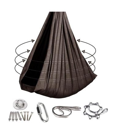 SSIMOO Stretchy Sensory Body SOX full-body refusal wrap for children and adults with autism and anxiety-stress relief and relaxation (color: black size: 150x280cm) 150x280cm black