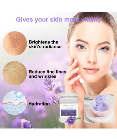 Rose Lavender Jelly Masks for Facials - Professional Skin Care Bulk Hydrogel Powder (650g - Buy Online on SooperMarket.com