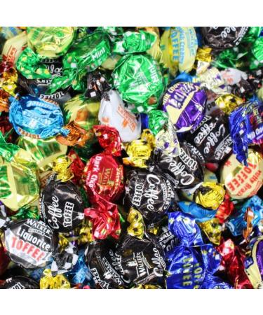 The Full Walker's Nonsuch Toffees & Eclairs Mix 500g Sweet Pouch