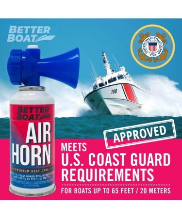 Marine Grade 3.5 oz Air Horn for Boating Safety | Canned Boat Accessories - Buy Online on SooperMarket.com