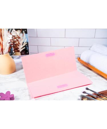 Glamza Hair Straightener Mat & Pouch - Made from Heat Resistant Safety Felt - Ideal for Home & Travel (Pink) - Buy Online on SooperMarket.com
