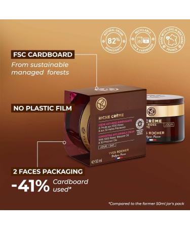 Yves Rocher Comforting Anti-Wrinkle Riche Cr me - Day Face Cream for Soft Smooth Skin | 1.7 fl oz - International Shipping Available - Buy Online on SooperMarket.com