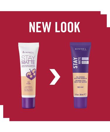 Rimmel London Stay Matte Full Coverage Foundation 506 Deep Noisette - 1 oz | Matte Finish, Long-lasting - Buy Online on SooperMarket.com