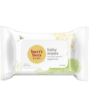 Burt's Bees Unscented Baby Wipes - 720 Count Pack, Hypoallergenic & All Natural with Aloe & Vitamin E - Fragrance Free Towelettes for Sensitive Skin - Buy Online on SooperMarket.com