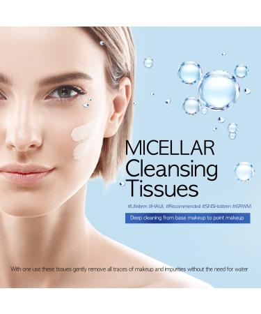 Epielle Micellar Makeup Cleansing Wipes - Gentle, Hypoallergenic, Alcohol-Free - 30 Towelettes per Pack (4 Pack) - Perfect Beauty Stocking Stuffers! - Buy Online on SooperMarket.com