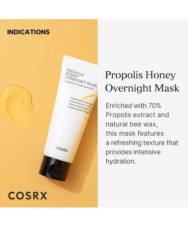 COSRX Propolis Extract Honey Overnight Mask 60ml - Ultimate Moisturizing Formula - Buy Online on SooperMarket.com
