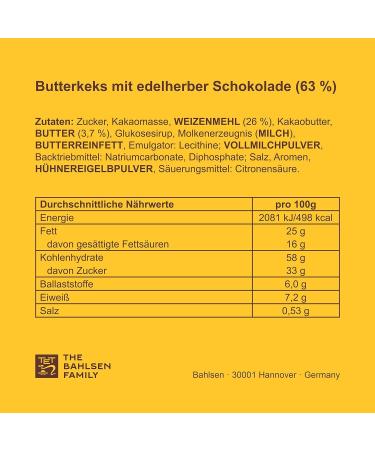 Buy Leibniz Choco Edelherb - Crispy Dark Chocolate Butter Cookies 125g | International Shipping - Buy Online on SooperMarket.com