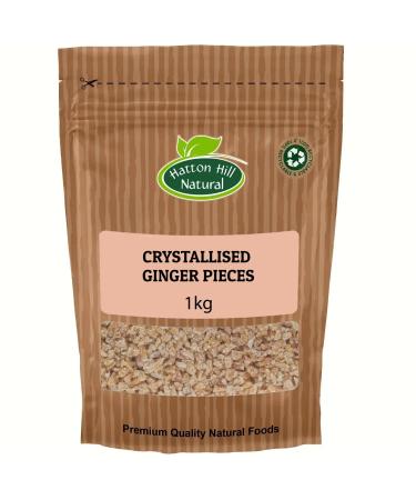 Crystallised Ginger Pieces 1kg by Hatton Hill