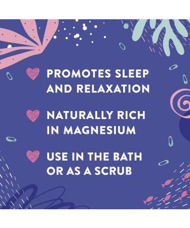 Magnesium Flakes Bath Salts 1kg by Lavology - All Natural, Calming & Relaxing Formula - Buy Online on SooperMarket.com