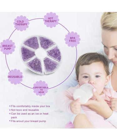 Gytera Hot Cold Breast Therapy Pads - Breastfeeding Essentials for Mastitis Relief & Postpartum Recovery - Reusable & Microwaveable - Buy Online on SooperMarket.com