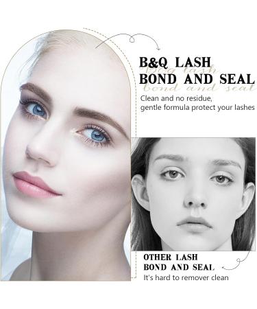 Lash Bond and Seal 10ML - Long Lasting Waterproof Cluster Lash Glue | 48-72 Hours Hold | Mascara Wand | Black 10ML - Buy Online on SooperMarket.com
