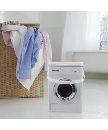 VILLCASE Washing Machine Shaped Laundry Container Large Capacity Metal Box Laundry Tin For Case With Handle Washing Box - Buy Online on SooperMarket.com