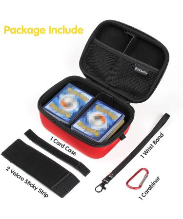 GEAoffice 450+ Trading Card Carrying Case - Hard EVA Organizer Storage Box for Game Cards - Holds MTG TCG Gifts for Boys and Girls - Buy Online on SooperMarket.com