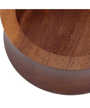 Premium Wooden Shaving Mug & Brush Bowl - Portable Barber Shop Essential with Lid | International Shipping - Buy Online on SooperMarket.com