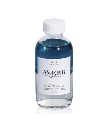 Averr Aglow Refining Cleansing Nectar Rinseless Anti-Aging Refresh Refine Face Skin Care Natural Facial Cleanser Gentle Make Up Remover Repair Wrinkles Fine Lines & Dark Spots