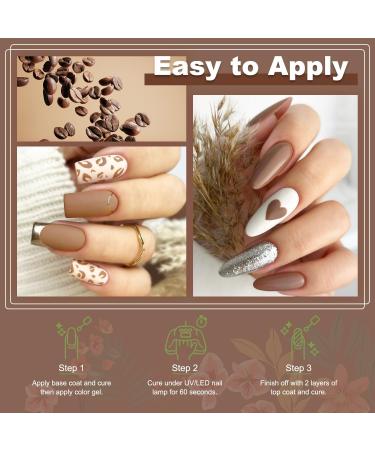 Lavender Violets 15ml Gel Nail Polish | UV LED Soak Off | Salon Quality CHOCOLATE A0466 - Buy Online on SooperMarket.com