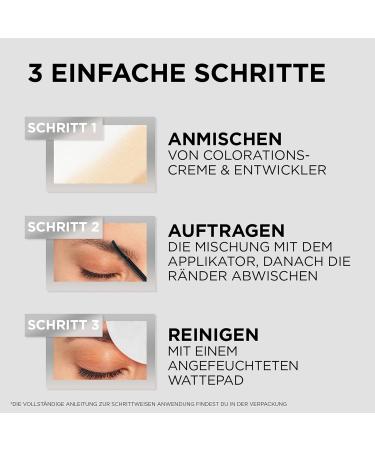 L'Or al Paris Ammonia-Free Eyebrow Color - 6.0 Light Brown Up to 10 Applications for a Bright Perfectly Maintained Look - Shop Internationally! - Buy Online on SooperMarket.com