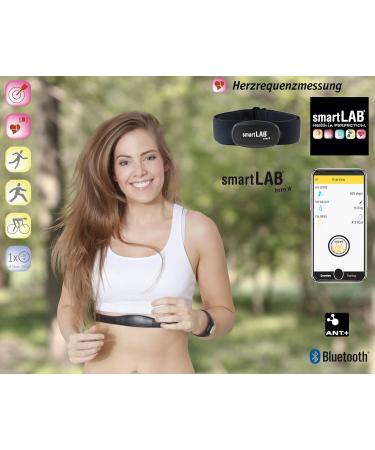 Smartlab HRM W Heart Rate Monitor | Bluetooth EKG Pulse Belt Compatible with Garmin Wahoo Polar Apple Watch Runtastic Pro Strava TomTom Endomondo - Buy Online on SooperMarket.com