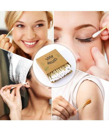 Sularpek Cotton Buds 100 Pcs - Bamboo Cotton Swabs for Ear & Makeup Cleaning - Buy Online on SooperMarket.com