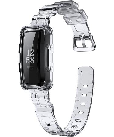 ANCOOL Clear Protective Case Band for Fitbit Inspire 2 - Black - Buy Online on SooperMarket.com