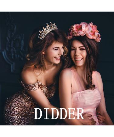 Diamond Rhinestone Crown Tiara for Women and Girls - Gold Princess Bridal Tiara for Wedding, Prom, Birthday - 1 Count - Buy Online on SooperMarket.com