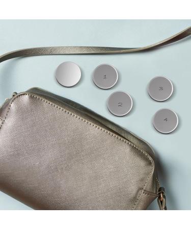 Firschoie 20ml Aluminum Jars Empty Cream Jars with Screw Cap 28 Stickers & 4 Spatulas for Makeup Creams & Mini Candles (Silver) - International Shipping Available - Buy Online on SooperMarket.com