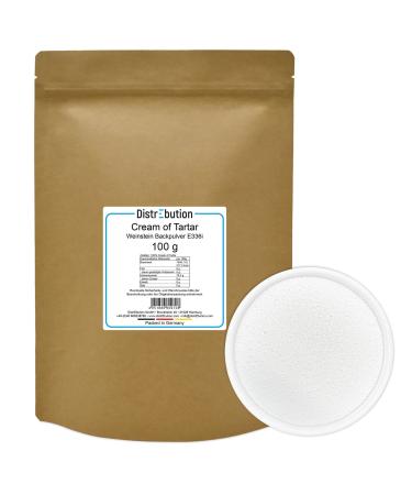 Cream of Tartar 100g Cream of Tartar Meringue Potassium Tartrate 100g (1 pack)