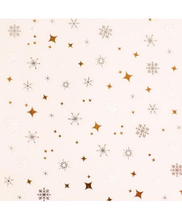 Mylee Nail Art Stickers - Snow Day - Self-Adhesive Metallic and Colourful Decorations DIY Nail Design Decoration 4 Seasons Leaves & Flowers Snowflakes Moons & Stars Hearts & Butterflies 1 - Snow Day - Buy Online on SooperMarket.com