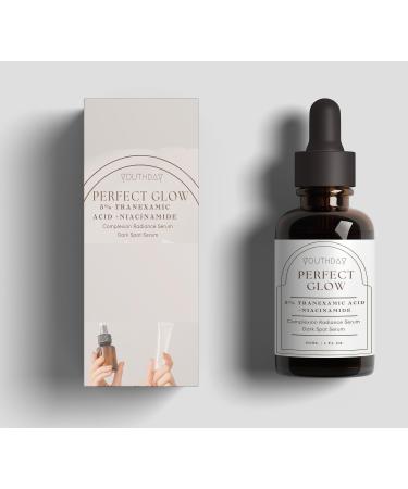 BlueQueen Niacinamide + 5% Tranexamic Acid Serum Niacinamide Face Serum Perfect Glow Hydrating Serum for Moisturize Skin all Skin Type - 1 floz