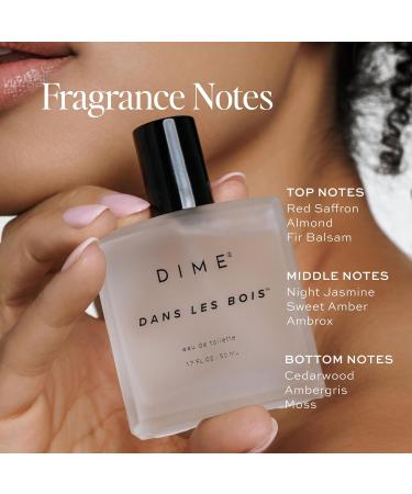 Dime Beauty Perfume Dans Les Bois 1.7 oz / 50 ml - Feminine and Bold Scent Hypoallergenic Clean Perfume Eau de Toilette For Women 1.7 Fl Oz (Pack of 1) - Buy Online on SooperMarket.com