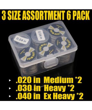 Fly Tying Lead Wire Assortment - 6 Pack | Fly Fishing Supplies & Accessories - Buy Online on SooperMarket.com