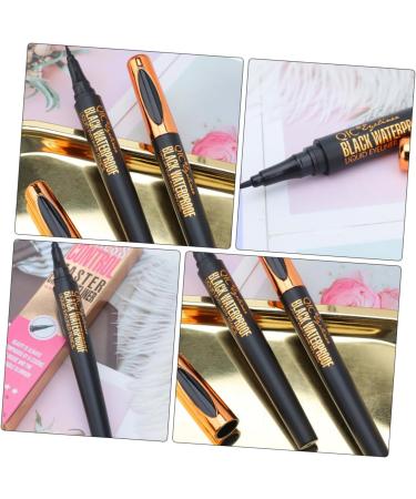 BELLIFFY 2pcs Makeup Eyeliner Waterproof Makeup Pencils for Eyes Gel Liner Eyeliner Eye Beauty Pens Abs Shell - Buy Online on SooperMarket.com