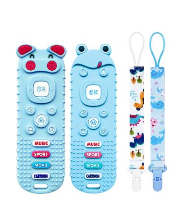 Safe and Non-Toxic Silicone Material Teether Toys Baby Remote Control Teething Toy(Teether Toy04)