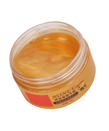 Peeling Hand Mask - 2 Pc Golden Honey Hand Wax Treatment for Dead Skin Removal Rejuvenation & Moisturizing Care - Shop Internationally! - Buy Online on SooperMarket.com