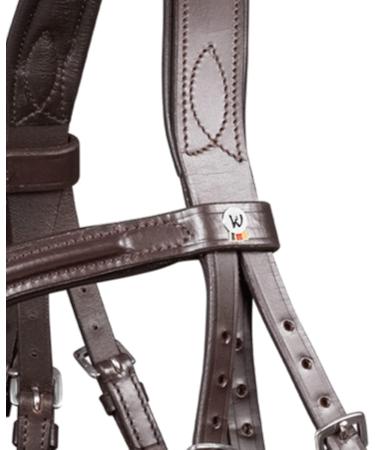 WALDHAUSEN Hannover Standard Bridle - Brown Warmblood | Premium Equestrian Gear - Shop Internationally - Buy Online on SooperMarket.com