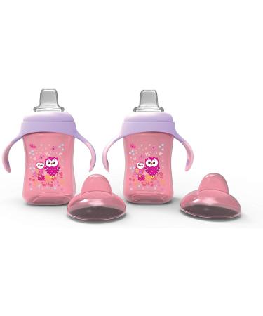 Avima Baby 10 oz Soft Spout Sippy Cups Pink - Set of 2 (2 Count) - Pack of 1 - Pink - Buy Online on SooperMarket.com