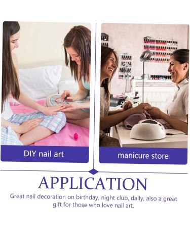 WOFASHPURET 1 Set Nail Patch Nail Files Fingernail File French Decor Nail Decals Full Cover Nails Diy Nail Accessory Salon Diy Nail Decor Fake Nail Stickers X4 Girl - Buy Online on SooperMarket.com
