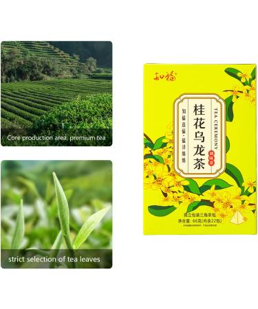 Socobeta 22 Osmanthus Oolong Tea Bags - Herbal Relaxation Tea for Leisure Tasting and Gifting | Thirst Quenching and Aromatic Blend - Buy Online on SooperMarket.com