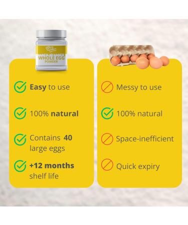 Easy Yummy 100% Whole Egg Powder 500g - Ideal for Cooking - Buy Online on SooperMarket.com