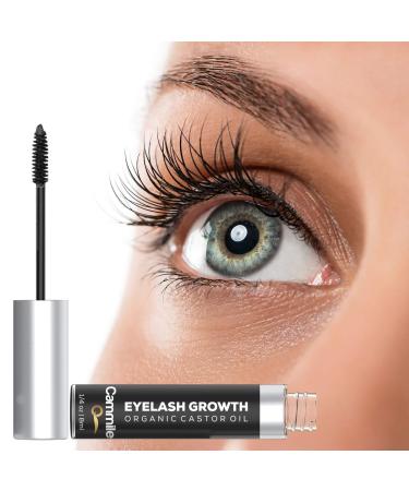 Organic Castor Oil for Eyelash Growth & Fuller Eyebrows - Natural Eyelash Serum for Regrowth - Buy Online on SooperMarket.com