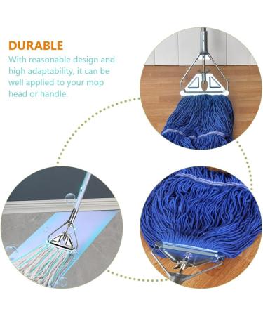 Warmhm 3pcs Glass Cleaning Scraper Replacement Mop Parts Mop Base Accessories Triangle Mop Window Cleaner Spray Mop Head Replacement Mop Base Refill Floor Mop Parts Wax Mop Iron Strip - Buy Online on SooperMarket.com