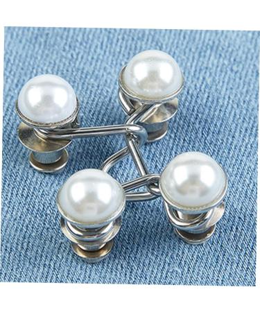 Button Hook Helper 4Pcs Nail- Buttons Portable Waist Buttons Waist Extender Button Waist Adjusting Clamp Thin Waist Buttons Durable Jeans Buckles Jean Buttons Pin Fashion Jean Buttons(2.5x0.8cm) - Buy Online on SooperMarket.com