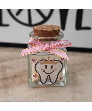HAMUIERS Baby Tooth Fairy Box - Glass Tooth Holder for Kids First Teeth, Keepsake Gift for Girls - Buy Online on SooperMarket.com