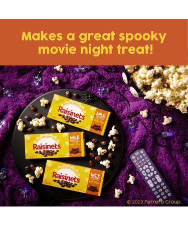 Milk Chocolate Raisinets - California Raisins - Movie Theater Candy Box - Halloween Treats - 3.1 oz (15 Pack) - Buy Online on SooperMarket.com