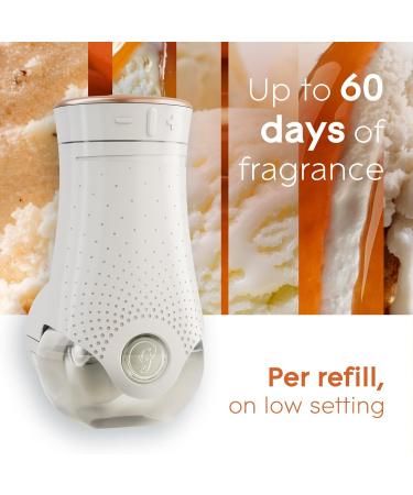 Glade PlugIns Air Freshener Starter Kit Scented and Essential Oils for Home and Bathroom Vanilla Caramel Twist 1 Warmer 1 Refill - Buy Online on SooperMarket.com