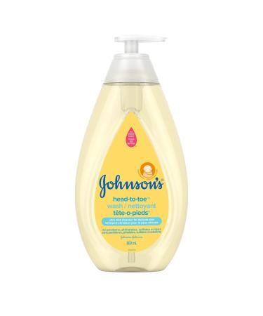 Johnson's Baby wash and shampoo for baths head-to-toe tear free 800ml 800 ml (Pack of 1) Wash