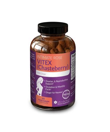 LLK Vitex Supplement for Women Fertility Vitex Chasteberry Capsules 60 Capsules