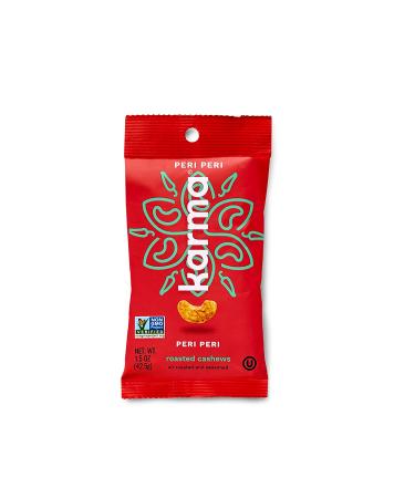 Peri Peri Cashews by Karma Nuts - Savory & Spicy Vegan Snack, 1.5oz (12 Packs), Gluten Free, Low Carb - Buy Online on SooperMarket.com