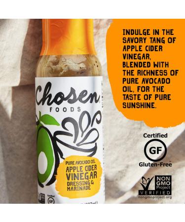 GoSupps.com - Chosen Foods Pure Avocado Oil Dressing & Marinade Apple Cider Vinegar 8 fl oz (237 ml) - Buy Online on SooperMarket.com